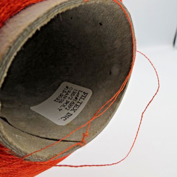 Filtex VTG Brt Poly Orange  Embroidery Thread 135/2 Damaged Cone 601grs - Picture 2 of 6